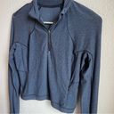 Lululemon  Its Rulu Run Cropped Half-Zip
Heathered True Navy / Black Photo 5