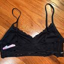 PINK - Victoria's Secret PINK black lacy bralette small  Photo 1