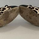 Kate Spade  Black Animal Print Wedge Shoes 10.5 M Real Fur Excellent RARE HTF Photo 5