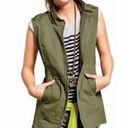 CAbi  Explorer Army Green Long Utility Vest Size Small 5101 Military Womens Zip Photo 0