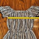 ee: Some Black and White Striped, Off the Shoulder Romper Size Small Photo 10