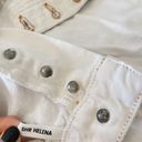 GRLFRND  Helena High Rise White Jeans Straight Leg Size 26 Photo 5