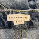 Good American  Good Boy Straight Leg Jeans with a Vent Hem Photo 4