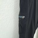 L.L.Bean  Women's Comfort Trail Mid Rise Striaght Leg Crop Pants Black Size M Photo 4