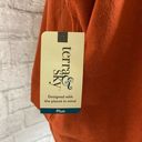 Terra & Sky women 3X 24W-26W sweater vest lightweight v-cut orange Photo 4