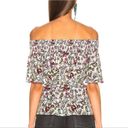 L'Agence - L’agence Lucia Off Shoulder Smocked Floral Blouse Photo 1