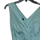Talbots  Petites V-Neck Surplice Mini Dress Sash Belted Pleated Stretch 14P Women Photo 4
