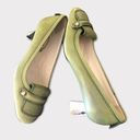 Tod's VTG  SEXY Leather Pump Shoe Round Toe Chrome 1.5” Heel 5.5 Authentic Photo 0