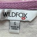 Wildfox NWT  lavender purple tie dye knit top sz S Photo 3