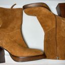 Angel Alarcon tan suede, square toe platform boots 40, a U.S. 9 Photo 0