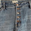 Ava & Viv  Shorts Denim Jean Mid-Rise Midi 4” Rolled Cuff Button Fly Sz 22W NWT Photo 4