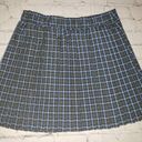 Wild Fable NWT  Pleated A-line Plaid Mini Skirt Size Small Blue & Green Photo 4