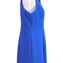 Harper Rose Sheath Midi Dress Fold Collar Sleeveless Blue Purple Women’s Size 12 Photo 2