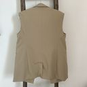 Banana Republic Wool In Italy Beige Oversized Blazer Vest/Sz:XS/NWOT Photo 9