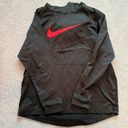 Nike  Hoodie Charcoal Gray Red Swoosh Size XL Photo 1