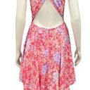 Yumi Kim  Silk Cross-back floral mini dress in Coral size XS NWT Photo 1