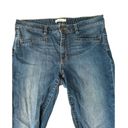 L.L.Bean ‎ Signature Cropped Jeans Zipper On Bottom size 16 Photo 2