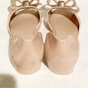 Melissa  Size 7 Blush Pink Rubber Bow Slip on Open Toe Flats Shoes Photo 4