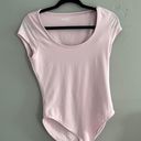 Old Navy Baby Pink Scoop Neck Bodysuit Photo 3