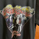 Aerosmith COPY -  Womens Back in the Saddle Concert Black T-Shirt 2017 Crop Photo 1