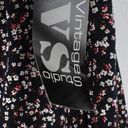 NWT Y2K black & white ditsy floral midi skirt by Vintage Studio Junior's large Photo 4