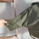 Jennifer Moore Navie Women's Green Bat Wing Short Canvas Jacket Size S Photo 2