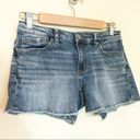 BKE  Buckle Payton Mid rise shorts distressed denim cutoffs stretch women 25 Photo 1