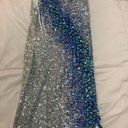 Prom/ Formal Dress Silver Size XS Photo 0