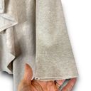 Cyrus  Open Cardigan Shawl Drape Collar Knit Fabric Long Sleeve Beige Tan Medium Photo 2