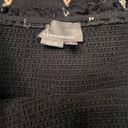 Anthropologie  Black Ikat Smocked Waist & Hem Gauze Harem Pants Size Medium Photo 8