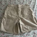 Faded Glory  Vintage high waisted khaki mom denim cargo style shorts size 6 Photo 4