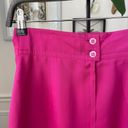 Escada Silk Pencil Skirt Barbie Hot Pink Fuchsia Magenta 36 S Photo 4