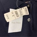 Talbots NWT Deadstock Vintage  Navy Blue Knit Polo Shirt Photo 3