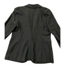 NYDJ  Dark Grey Sonoma Stripe Single Button Blazer Size L NWT 40-5 Photo 3