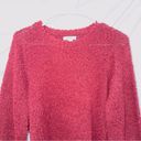 Nine West  NWT Red Puff Sleeve Pullover Sweater size medium Photo 4