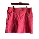 GGBlue Luxe Sport Skorts in Salmon Pink Size 12 Pleated Skirt Golf Pickleball Photo 3