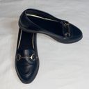 Boohoo  SINGLE BAR LOAFERS Size 5 Black Gold Photo 2