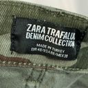 ZARA  TRF Green Camo Skinny Jeans 8 Photo 4