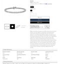 Brilliance NIB Haus of  .925 Silver 1.0 Cttw Diamond Facet Bezel Tennis Bracelet Photo 5