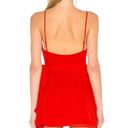 Free People New! LPA Red “Daydream” Wrap Tank Mini Dress XXS Photo 2