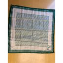 MCM Vintage Acetate Scarf-AVON Sportif Japan Green/White 18” Square  EUC Photo 5