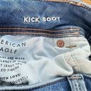 American Eagle  Kick Boot Jeans Womens Size 12 Short Medium Wash Denim Stretch Photo 6