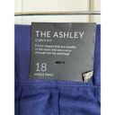 Lane Bryant  Womens Pants Size 18 The Ashley Navy Blue Curvy Fit Plus Size NEW Photo 4