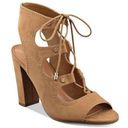 Indigo rd. Babel tan suede gladiator laceup booties Photo 0