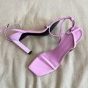 Marc Fisher Arthur Ankle Strap High Heel Sandal Patent Leather Size 7 Purple Photo 1