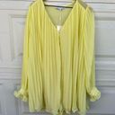 Endless Rose  found love pleated yellow romper nwt Size L Photo 1