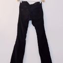 Zadig & Voltaire  Cameron Corduroy Flared Pants Leather Pockets Black Photo 6