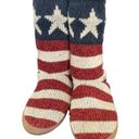 Muk Luks Venessa Stars Stripes Patriot Americana Slippers Shoes Womens Size 7/8 Photo 1