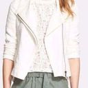 Vince  Cream TEXTURED ZIPPER FRISE asymmetrical JACKET $425  sz XXS Photo 0