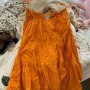 Urban Outfitters Orange Babydoll Dress Photo 3